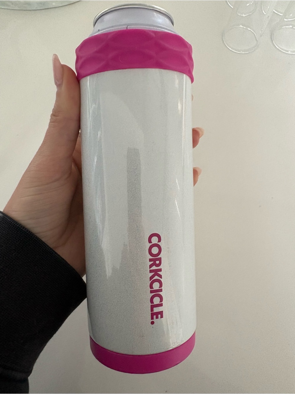 Corkcicle Slim Can Tumbler - Hot Pink